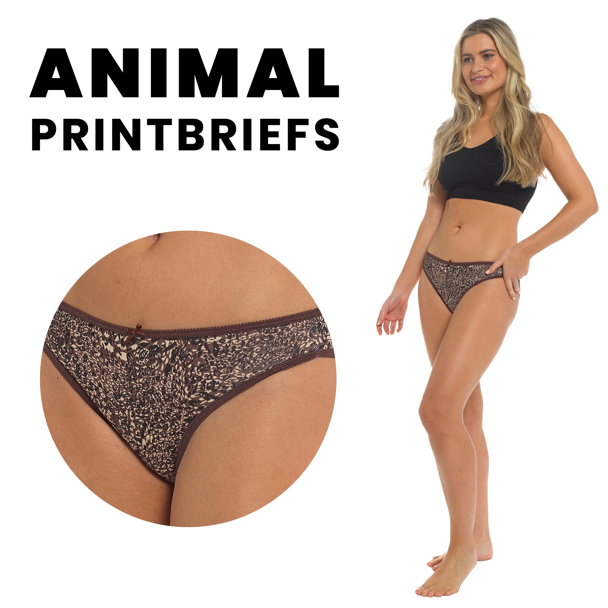 Pack of 10 Women's Animal Print Briefs Zebra Leopard Low Rise Knickers Cotton Underwear Set Daisy Dreamer. Buy now for £10.00. A Underwear by Daisy Dreamer. _Hi_chtgptapp_optimised_this_description-generator,_Hi_chtgptapp_optimised_this_seo-meta-descripti