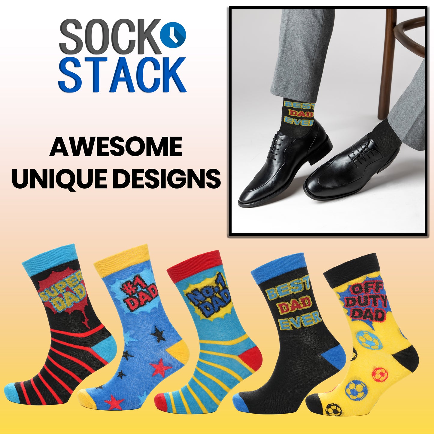 5 Pack Mens Cotton Rich Novelty Dad Socks Colourful Breathable Fun Gift for Fathers Day & Birthdays By Sock Stack. Buy now for £9.00. A Socks by Sock Stack. _Hi_chtgptapp_optimised_this_description-generator,_Hi_chtgptapp_optimised_this_seo-meta-descripti