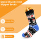 Pack of 2 Men's Festive Xmas Chunky Knit Slipper Socks with Grips Thick Warm Non-Slip Indoor Bed Socks Gift by Sock Stack