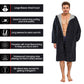 Unisex Waterproof Windproof Changing Robe Hooded Outdoor Coat for Beach Swimming Surfing Warm Fleece Lining by Heatwave Thermalwear. Buy now for £40.00. A Coats & Jackets by Heatwave Thermalwear. 100% polyster,_Hi_chtgptapp_optimised_this_description-gene