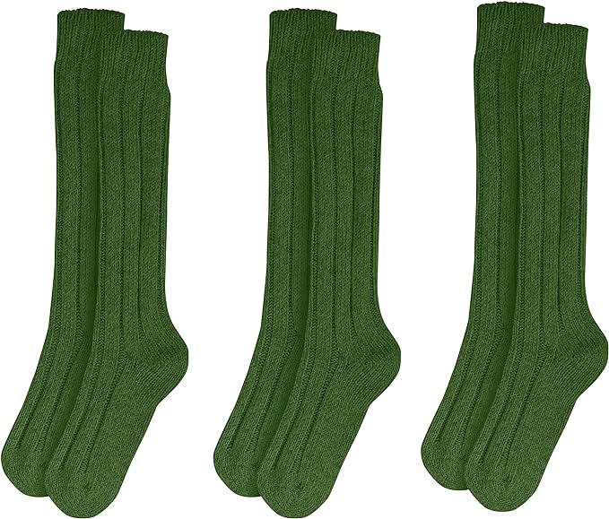 3-Pack Men's Army Green Thermal Military Socks with Terry Cushioning Reinforced Toe Seams Arch Supports Durable Breathable Size 6-11 by Sock Stack. Buy now for £9.00.
