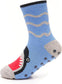 3 Pairs Boys Non-Slip Thermal Slipper Socks Dino Shark Tiger Designs Cozy Indoor Kids Socks Warm Anti-Skid Socks for Winter in Sizes 6-8 9-12 12-3 from Sock Stack. Buy now for £8.00.