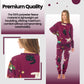 Women's Cats & Dogs Soft Fleece Pyjama Set Long Sleeve Animal Print Warm PJs Loungewear Sleepwear for Ladies by Daisy Dreamer