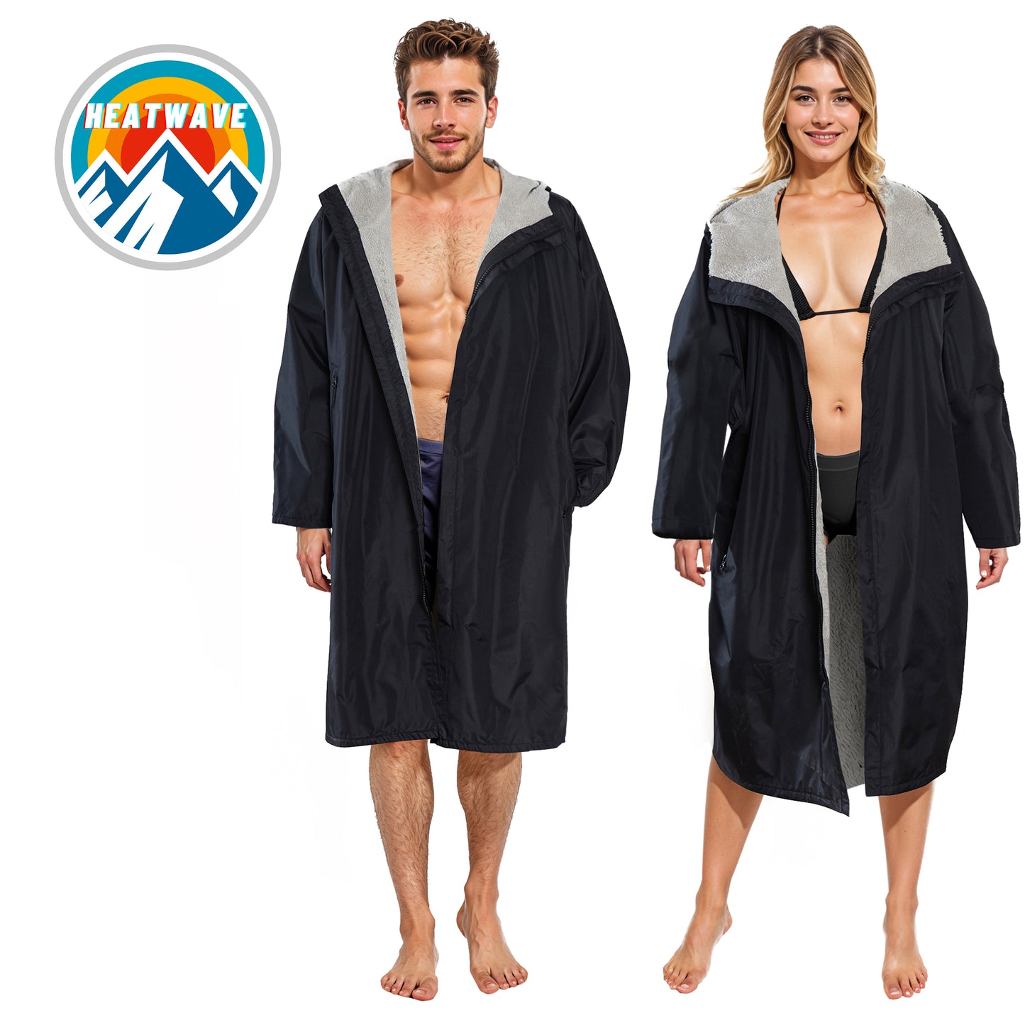 Unisex Waterproof Windproof Changing Robe Hooded Outdoor Coat for Beach Swimming Surfing Warm Fleece Lining by Heatwave Thermalwear. Buy now for £40.00. A Coats & Jackets by Heatwave Thermalwear. 100% polyster,_Hi_chtgptapp_optimised_this_description-gene