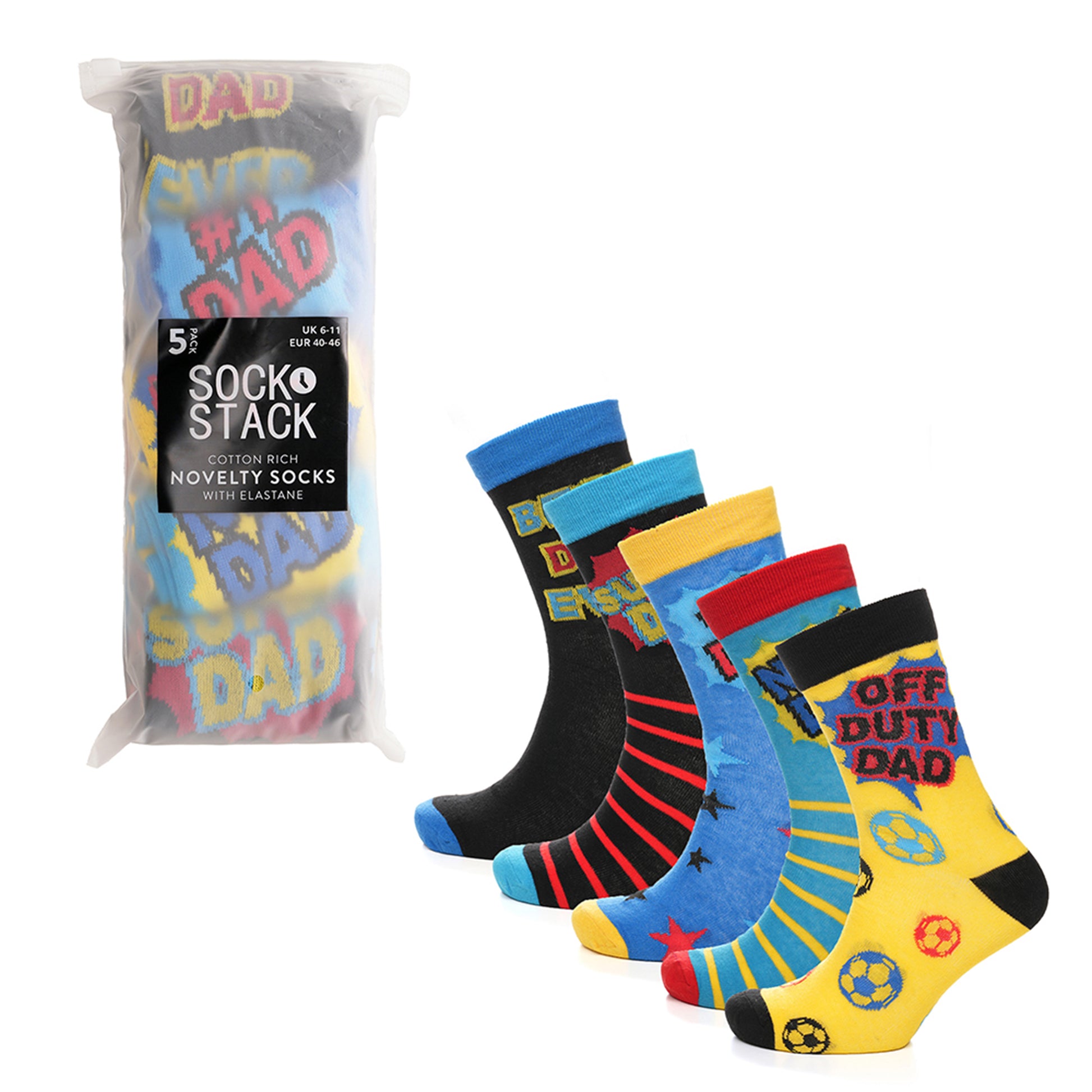 5 Pack Mens Cotton Rich Novelty Dad Socks Colourful Breathable Fun Gift for Fathers Day & Birthdays By Sock Stack. Buy now for £9.00. A Socks by Sock Stack. _Hi_chtgptapp_optimised_this_description-generator,_Hi_chtgptapp_optimised_this_seo-meta-descripti