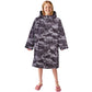 Changing Robe Kids Unisex Hooded Coat Camo/Black Windproof Waterproof Quick Dry for Beach Surfing Swimming by Heatwave Thermalwear. Buy now for £30.00.