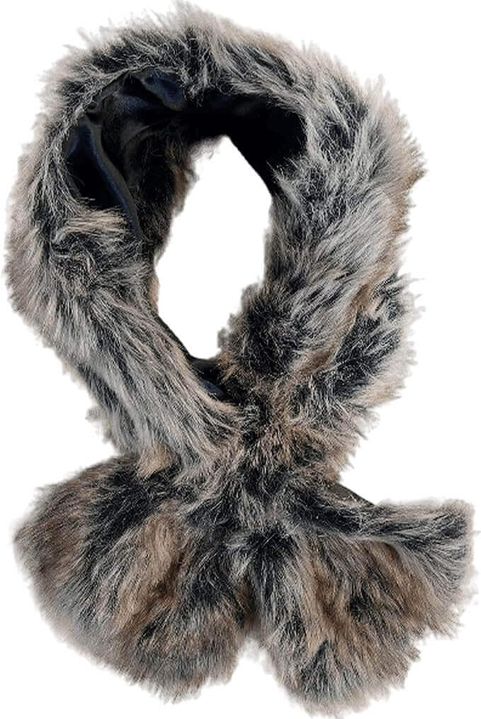 Elegant Faux Fur Winter Scarf Wrap Collar Shawl for Women Paris Style Neck Warmer Perfect for Parties Weddings and Special Occasions One Size by Sock Stack. Buy now for £10.00.