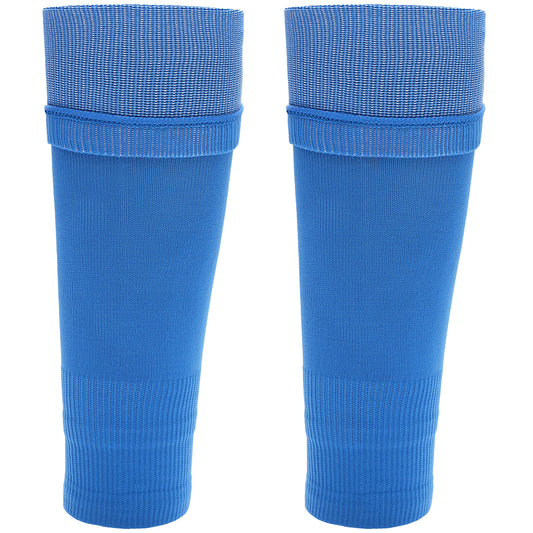 Kids Leg Sleeve Socks Blue Fits Over Calf Shin Pads Compression Sleeves for Football Training Running by Sock Stack. Buy now for £9.00.