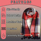 Luxurious Women's Oversized Soft Touch Scarf Blanket with Pom Poms Red and Pink Check Shawl Wrap Warm Winter Fashion 100 Acrylic by Sock Stack. Buy now for £10.00.