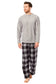 Men's Thermal Fleece Pyjama Set with Stylish Check Pants Soft Warm Loungewear PJs for Winter Perfect for Sleeping and Lounging in Various Sizes by Daisy Dreamer. Buy now for £14.00.