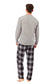 Men's Thermal Fleece Pyjama Set with Stylish Check Pants Soft Warm Loungewear PJs for Winter Perfect for Sleeping and Lounging in Various Sizes by Daisy Dreamer. Buy now for £14.00.