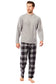 Men's Thermal Fleece Pyjama Set with Stylish Check Pants Soft Warm Loungewear PJs for Winter Perfect for Sleeping and Lounging in Various Sizes by Daisy Dreamer. Buy now for £14.00.
