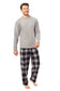 Men's Thermal Fleece Pyjama Set with Stylish Check Pants Soft Warm Loungewear PJs for Winter Perfect for Sleeping and Lounging in Various Sizes by Daisy Dreamer. Buy now for £14.00.