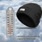 Pack of 2 Mens Winter Ski Beanie Hats with 3M Thinsulate Thermal Lining for Skiing Snowboarding Outdoor Activities Warm Breathable Moisture-Wicking Knit Caps by Sock Stack. Buy now for £8.00.