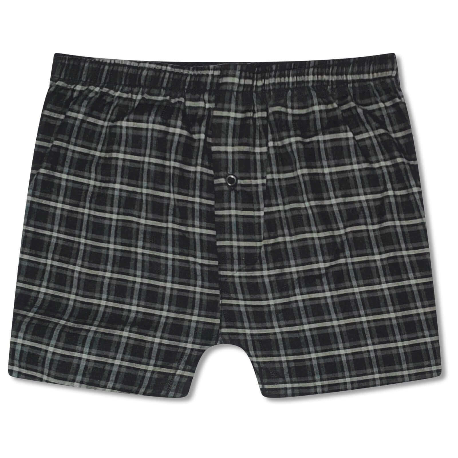 Pack of 6 Kids Loose Fit Woven Boxers Durable Cotton Blend with Elastic Waistband Sizes 5-13 Years Ideal for School Sports KB01 by Sock Stack. Buy now for £8.00.