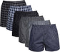Pack of 6 Kids Loose Fit Woven Boxers Durable Cotton Blend with Elastic Waistband Sizes 5-13 Years Ideal for School Sports KB01 by Sock Stack. Buy now for £8.00.