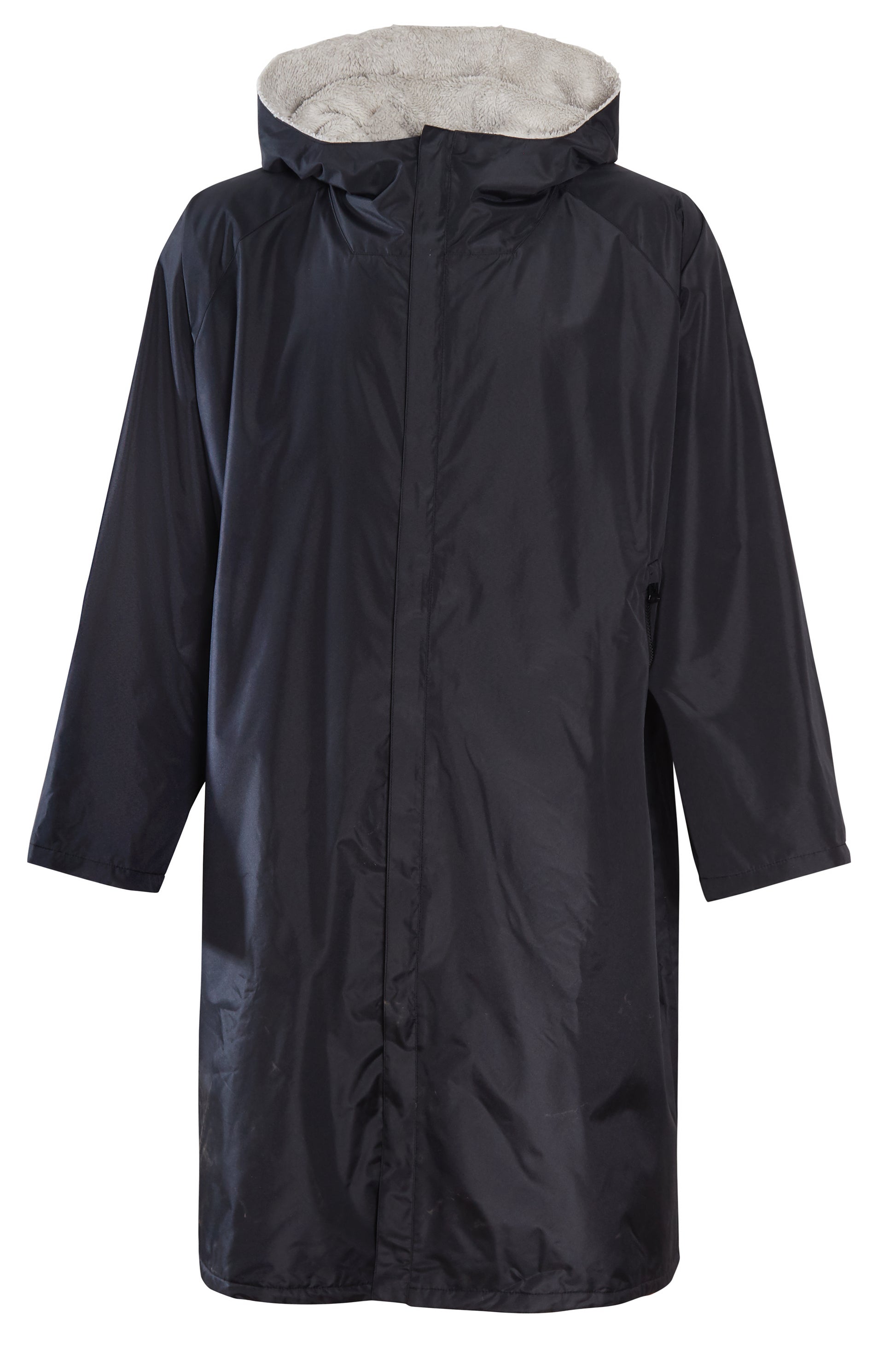 Changing Robe Kids Unisex Hooded Coat Black/Grey Windproof Waterproof Quick Dry for Beach Surfing Swimming by Heatwave Thermalwear. Buy now for £30.00.