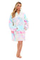 Tie Dye Rainbow Oversized Hooded Plush Fleece Wearable Blanket with Sherpa, Elastic Cuffs, and Double Pocket for Adults and Kids by Daisy Dreamer. Buy now for £11.00.