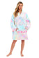 Tie Dye Rainbow Oversized Hooded Plush Fleece Wearable Blanket with Sherpa, Elastic Cuffs, and Double Pocket for Adults and Kids by Daisy Dreamer. Buy now for £11.00.