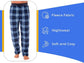 Ultra Soft Mens Fleece Lounge Pajama Pants Checkered Design Winter Comfort Elastic Waistband Relaxed Fit Warm Sleepwear by Daisy Dreamer. Buy now for £15.00.