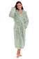 Ultra-Soft Sage Green Fleece Womens Extra-Long Velvet Bathrobe Cozy Loungewear Perfect for Cold Mornings and Evenings by Daisy Dreamer. Buy now for £20.00.