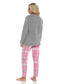 Women's Ultra-Soft Fleece Pyjama Set Cozy Polar Bear Print Long Sleeve Top and Elasticated Bottoms Warm Winter Nightwear by Daisy Dreamer. Buy now for £20.00.