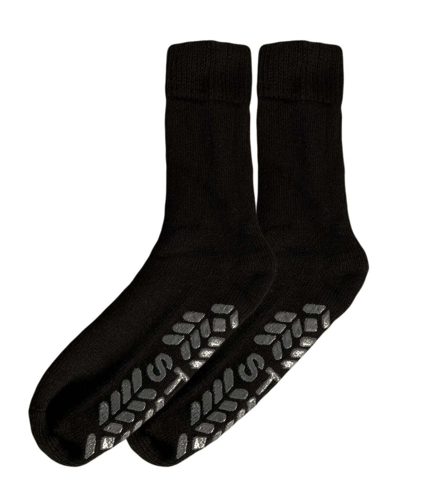 3 Pairs Men's Thermal Lounge Non-Slip Slipper Socks Thick Fleece Winter Warm Home Footwear UK 6-11 by Sock Stack. Buy now for £7.00.