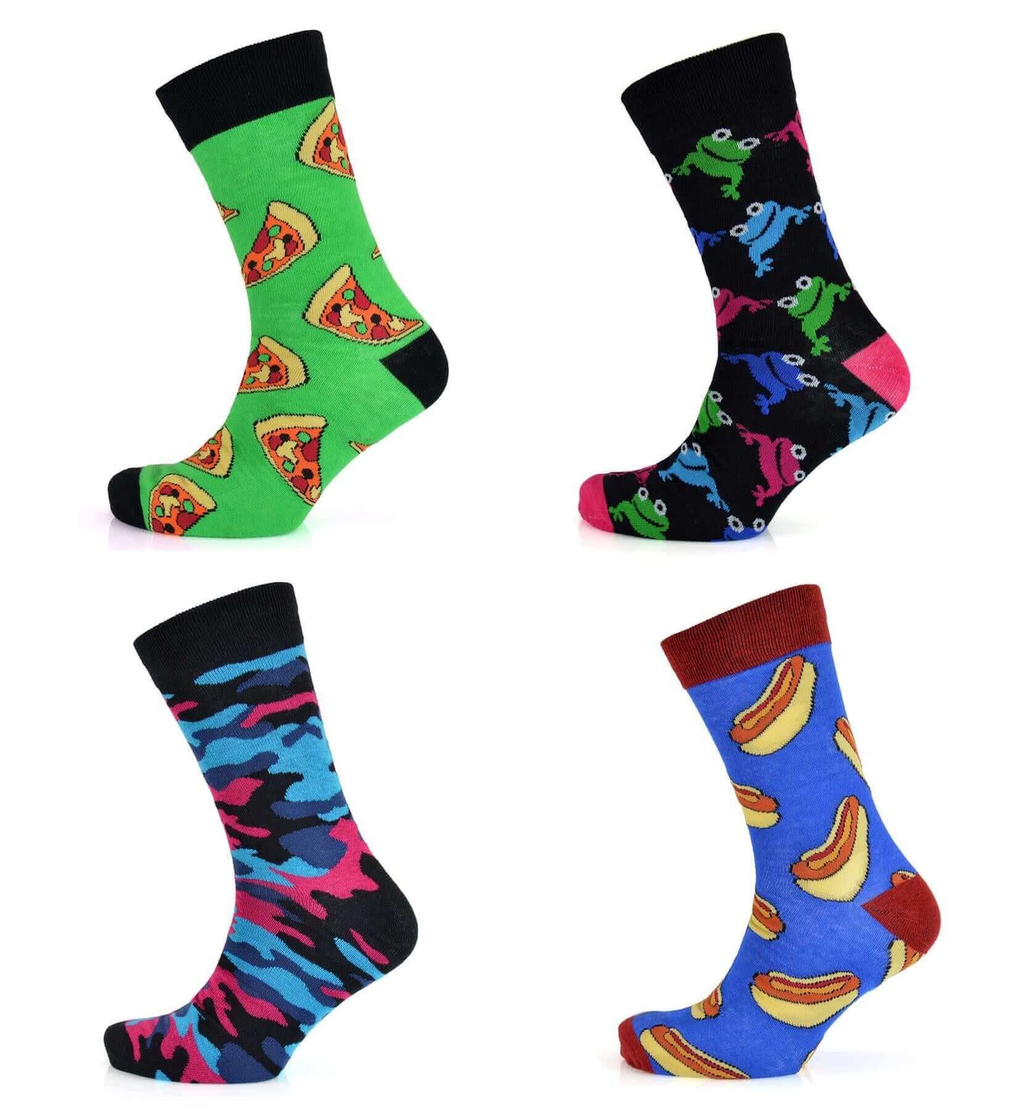 4 Pack Mens Christmas Socks Cotton Rich Fun Festive Designs Perfect Stocking Filler Holiday Gift UK 6-11 EUR 39-45 by Sock Stack. Buy now for £8.00.