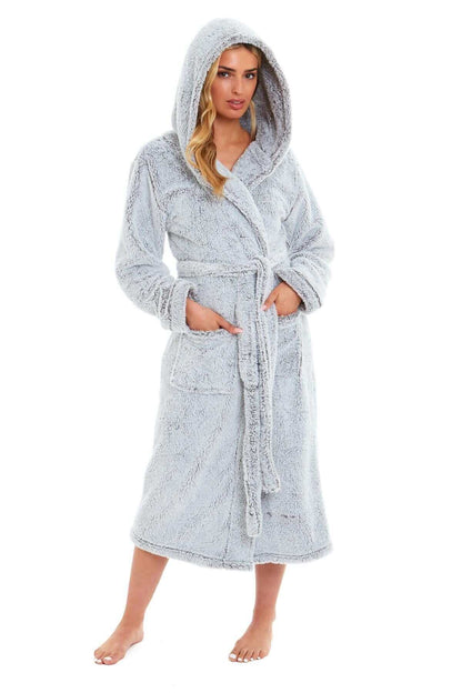 Ultra Soft Velvet Touch Women's Hooded Fleece Bathrobes Cozy Plush Snuggle Dressing Gowns for Lounging Spa Gym Hotel Multiple Sizes and Colors by Daisy Dreamer. Buy now for £25.00. A Robe by Daisy Dreamer. 12-14,14-16,16-18,20-22,8-10,_Hi_chtgptapp_optimi