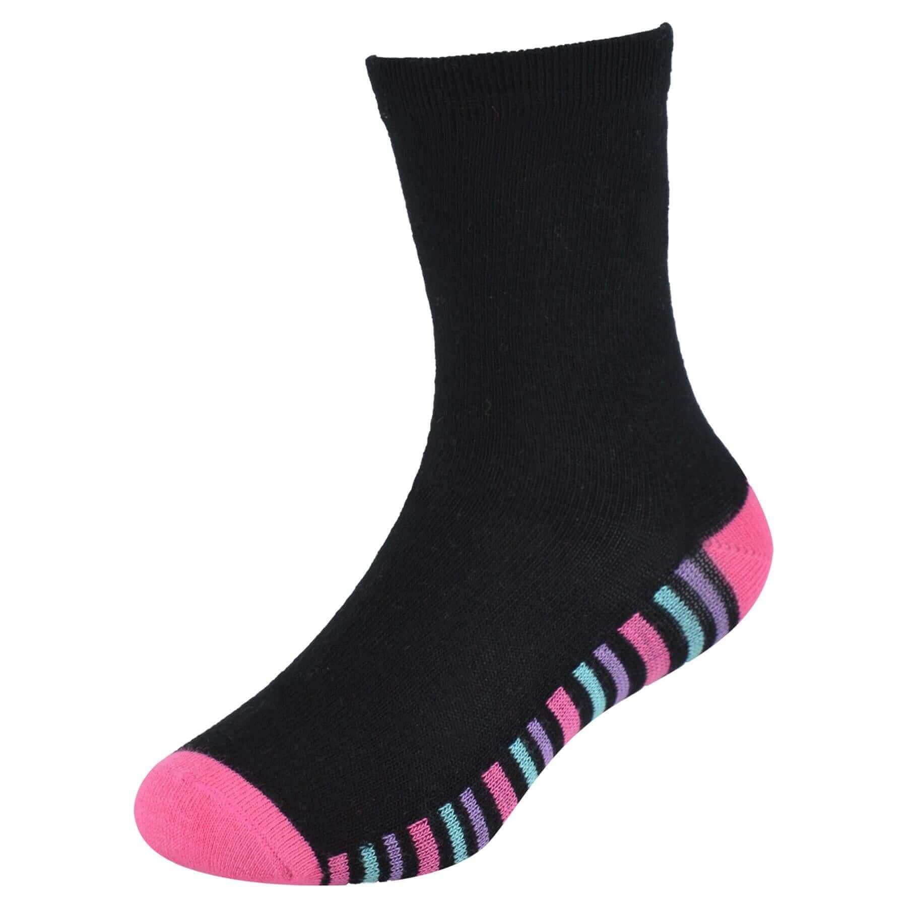 6 Pairs Kids Bamboo Socks Breathable Anti-Bacterial Moisture-Wicking Soft Comfortable Casual Socks for Boys and Girls Ages 2-13 Eco-Friendly Hypoallergenic Durable by Sock Stack. Buy now for £9.00.
