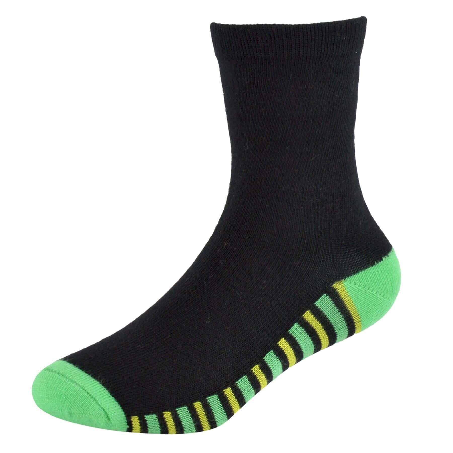 6 Pairs Kids Bamboo Socks Breathable Anti-Bacterial Moisture-Wicking Soft Comfortable Casual Socks for Boys and Girls Ages 2-13 Eco-Friendly Hypoallergenic Durable by Sock Stack. Buy now for £9.00.