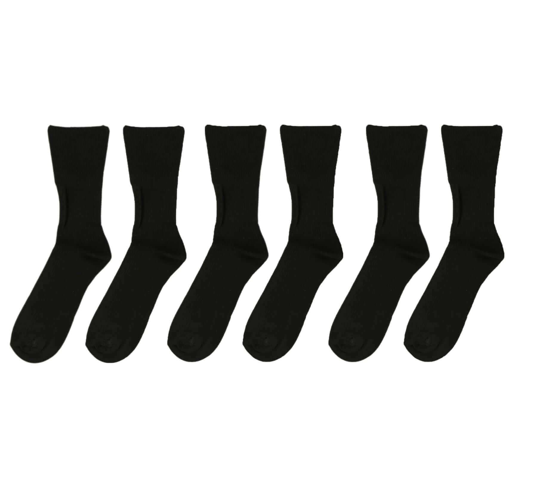 6 Pairs Men's Bamboo Diabetic Comfort Socks Moisture-Wicking Antibacterial Hypoallergenic Extra Wide Sustainable Sock Stack. Buy now for £9.00.