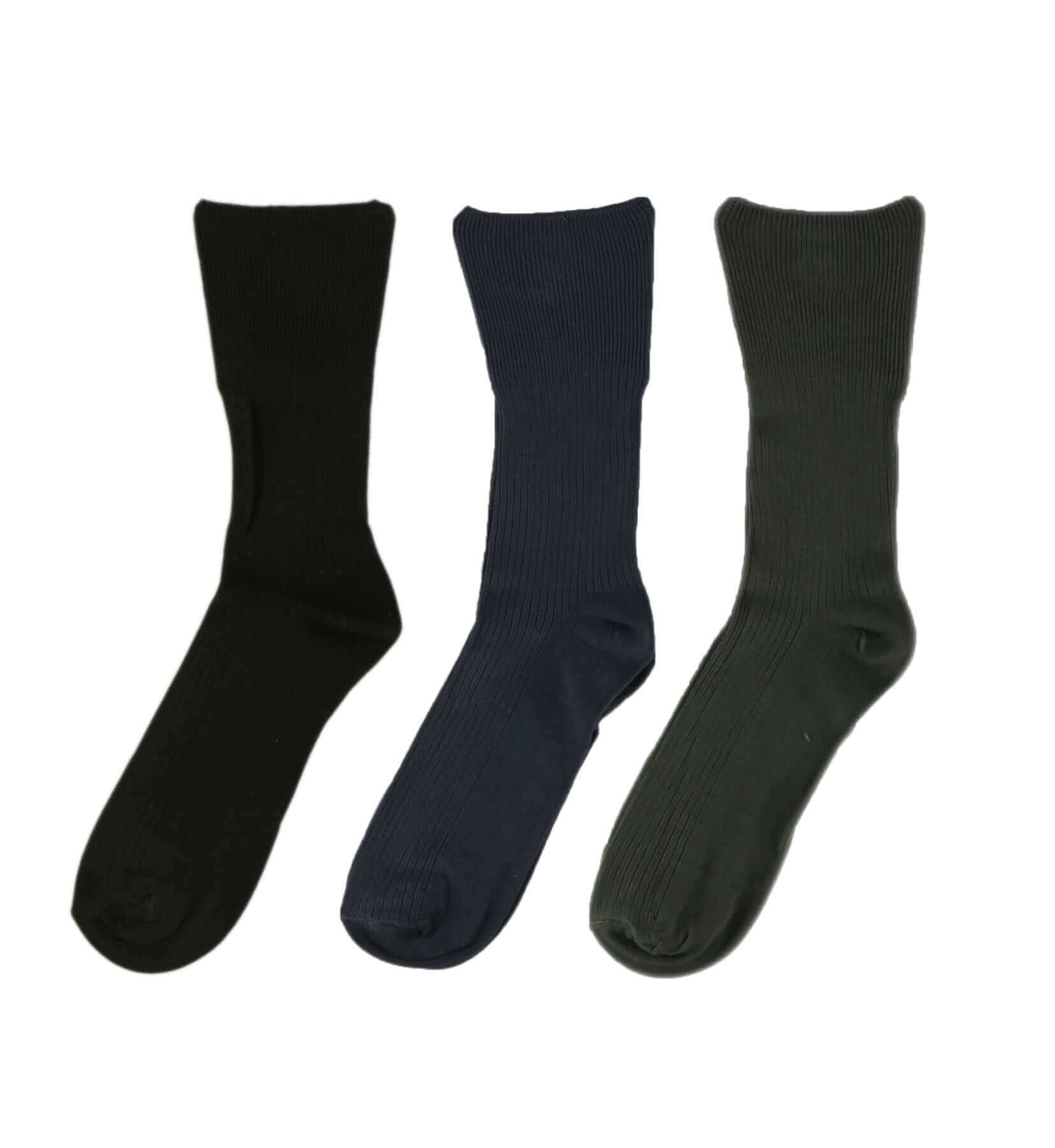 6 Pairs Men's Bamboo Diabetic Comfort Socks Moisture-Wicking Antibacterial Hypoallergenic Extra Wide Sustainable Sock Stack. Buy now for £9.00.