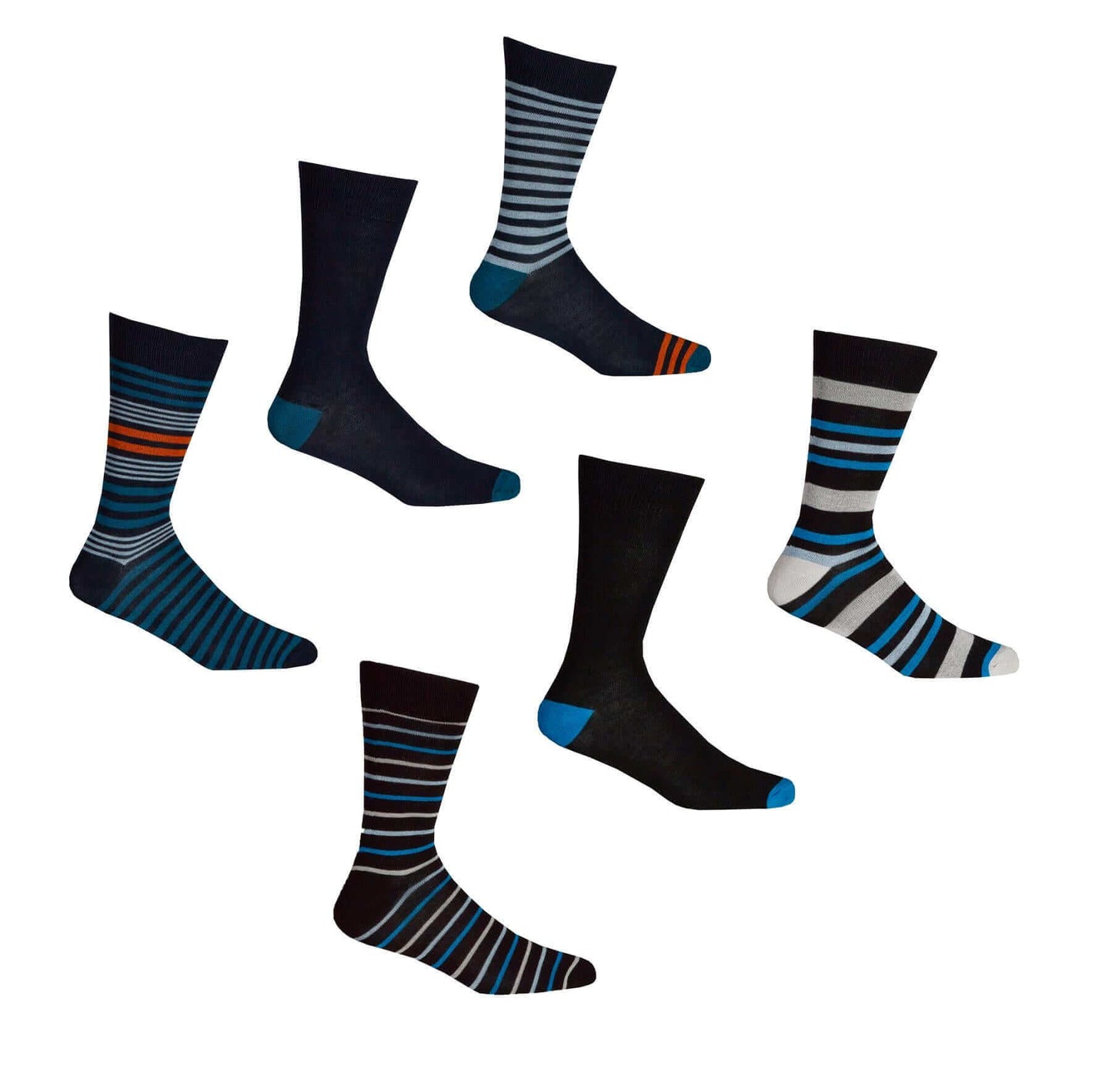6 Pairs Mens Bamboo Socks Argyle Stripe Breathable Moisture-Wicking Casual Suit Anti-Odor Soft Grip Elastic Hand-Linked Toe Seam UK 6-11 EUR 39-45 Sock Stack. Buy now for £8.00.