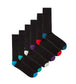 6 Pairs Mens Bamboo Socks Argyle Stripe Breathable Moisture-Wicking Casual Suit Anti-Odor Soft Grip Elastic Hand-Linked Toe Seam UK 6-11 EUR 39-45 Sock Stack. Buy now for £8.00.