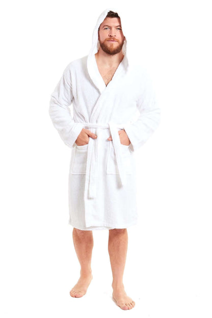 Men's Bamboo Hooded Bath Robe Ultra Absorbent Towelling Dressing Gown for Hotels Gyms Spas with Soft Breathable Cotton Blend Quick Dry Grey White by Sock Stack. Buy now for £20.00. A Robe by Toro Rocco. 12-14,16-18,20-22,_Hi_chtgptapp_optimised_this_descr