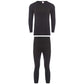 Kids Winter Thermal Underwear Set Boys Warm Long Sleeve Top and Pants Cozy Insulating Base Layer Sizes 3-13 Charcoal Black by Heatwave Thermalwear. Buy now for £7.00.