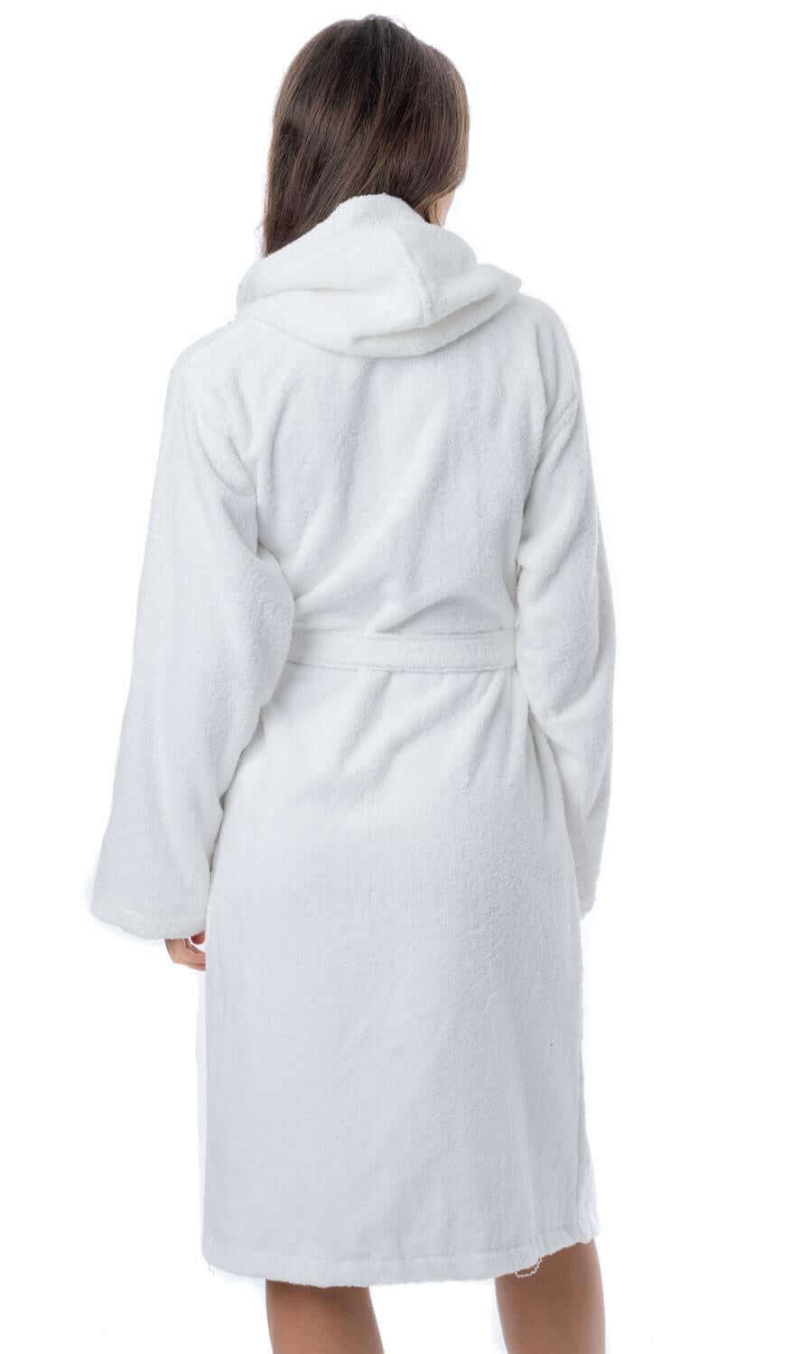 Luxury Women's Terry Cotton Bath Robe Ultra-Absorbent Soft Cozy Dressing Gown for Home Spa Gym Travel by Daisy Dreamer. Buy now for £15.00.