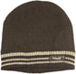 Men's 3M Thinsulate Insulated Fleece Lined Knitted Beanie Hat with Striped Design for Skiing Hiking Camping by Sock Stack. Buy now for £7.00.