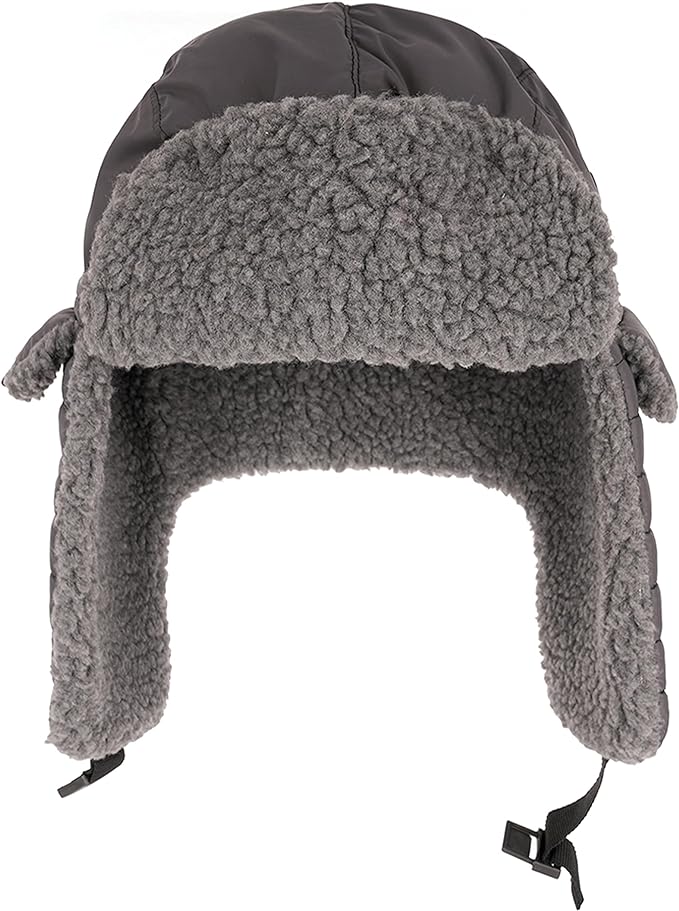 Mens Ribbed Waterproof Trapper Hat with 3M Thinsulate Fleece Lining for Winter Warmth and Cold Weather Protection by Heatwave Thermalwear. Buy now for £8.00.