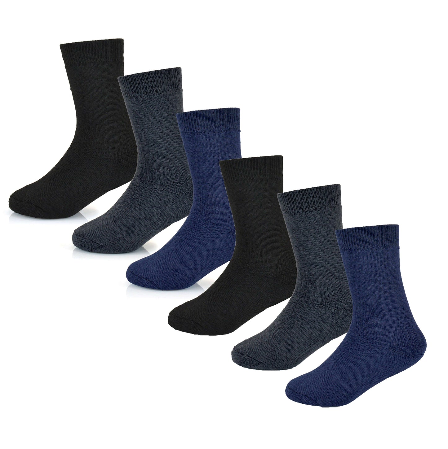 6 Pack Kids Thermal Socks Boys Girls Winter Boot Socks Non-Slip Cushioned Warm Durable Footwear Assorted Colors Sizes 4-13 Years by Heatwave Thermalwear. Buy now for £8.00. A Socks by Heatwave Thermalwear. _Hi_chtgptapp_optimised_this_description-generato