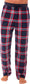 Ultra Soft Mens Fleece Lounge Pajama Pants Checkered Design Winter Comfort Elastic Waistband Relaxed Fit Warm Sleepwear by Daisy Dreamer. Buy now for £15.00.