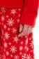 Women's Red Robin Polar Fleece Pyjama Set Super Soft Hooded Top and Elasticated Pants with Embroidered Detailing by Daisy Dreamer. Buy now for £17.00.