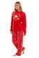 Women's Red Robin Polar Fleece Pyjama Set Super Soft Hooded Top and Elasticated Pants with Embroidered Detailing by Daisy Dreamer. Buy now for £17.00.