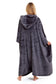 Women's Super Soft Oversized Hooded Poncho Blanket Navy Charcoal Flannel Fleece Cozy Loungewear Nightwear Warm Hoodie One Size Fits Most Adults by Daisy Dreamer. Buy now for £20.00.
