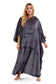 Women's Super Soft Oversized Hooded Poncho Blanket Navy Charcoal Flannel Fleece Cozy Loungewear Nightwear Warm Hoodie One Size Fits Most Adults by Daisy Dreamer. Buy now for £20.00.