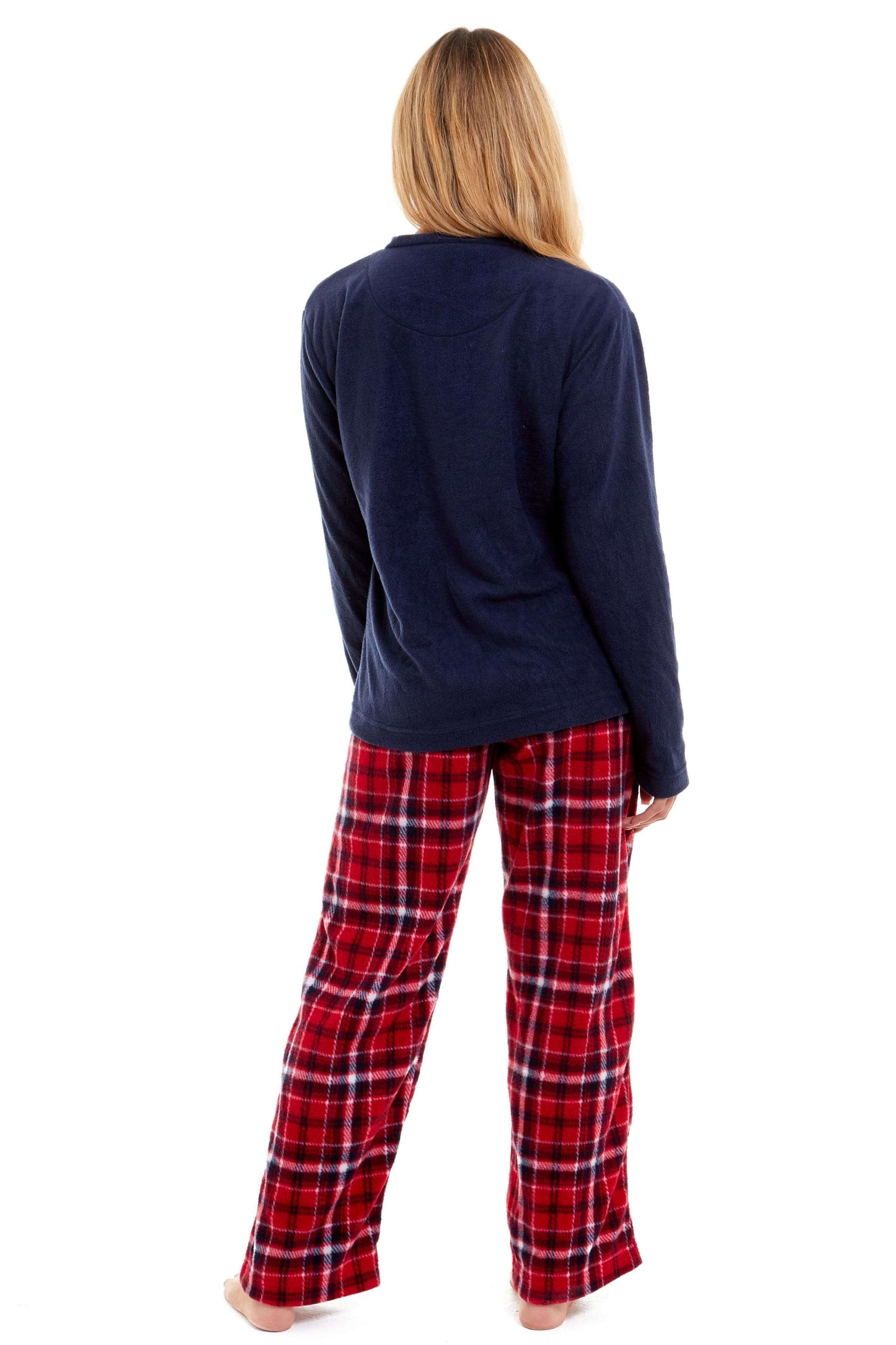 Women's Super Soft Polar Bear Fleece Pyjama Set Hooded Top Elasticated Pants Winter Loungewear Warm Durable Sleepwear by Daisy Dreamer. Buy now for £17.00.