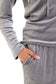Women's Super Soft Velour Hooded Pyjama Set Comfortable Fleece Loungewear for Lounging Sleeping Pajama Parties in Pink Grey by Daisy Dreamer. Buy now for £20.00.