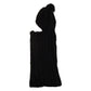 Women's Thermal Beanie Hat with Cable Knit Design and Pom Pom 2-In-1 Snood Scarf Winter Accessory in Cream Pink Black Grey Sock Stack. Buy now for £10.00.