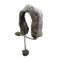 Women's Winter Chunky Knit Hood Hat with Faux Fur Trim and Pom Poms Warm Acrylic One Size Fits All in Cream Beige and Black by Sock Stack. Buy now for £10.00.